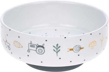LASSIG Garden Explorer bol en porcelaine avec base antidérapante FERME