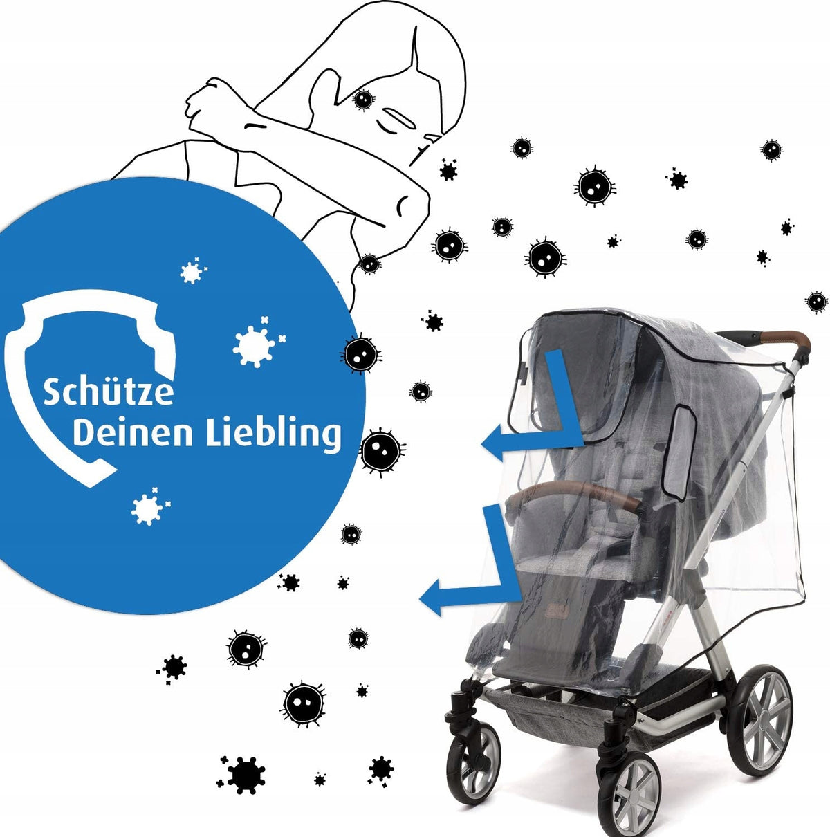 REER Regenschutzfolie Universal Active