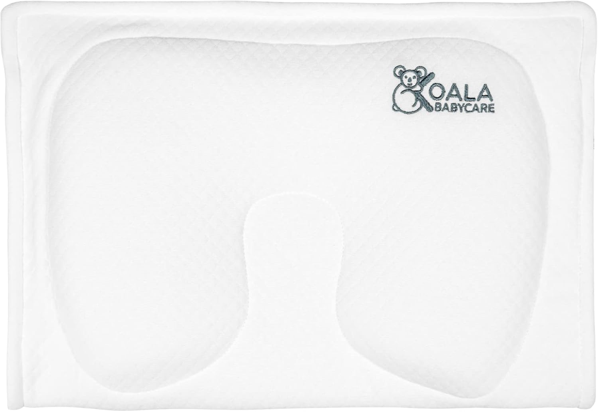 KOALA BABYCARE oreiller pour bébé + taie d'oreiller PRÉVIENT la plagiocéphalie
