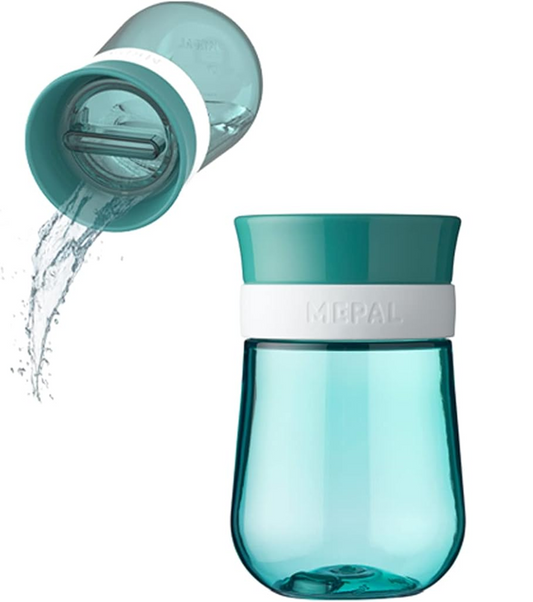 MEPAL Trainer Cup spillfri mugg med 360-graders sugrör 300 ml 9 m+