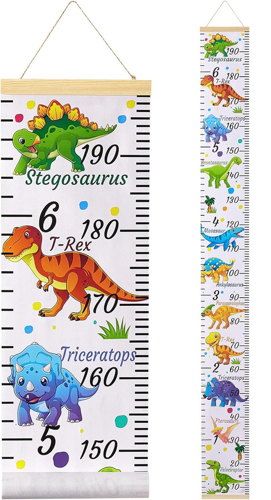 BEINOU toise suspendue 200 cm en toile et bois
