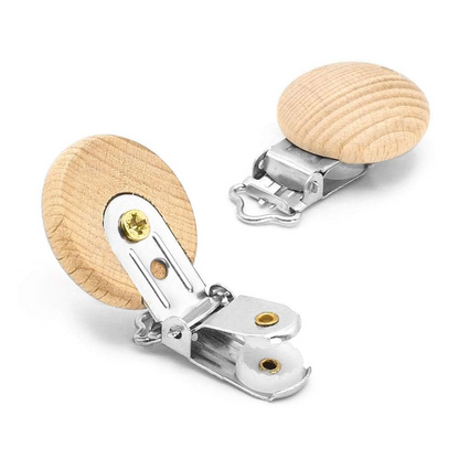 RUBY clips en bois pour chaîne de sucette 10 pièces