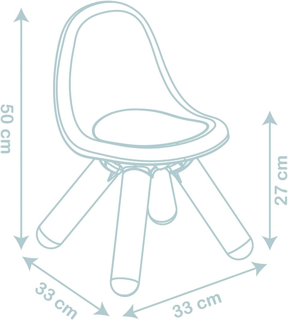 LITTLE SMOBY children's chair for use at home and outdoors, 18m+