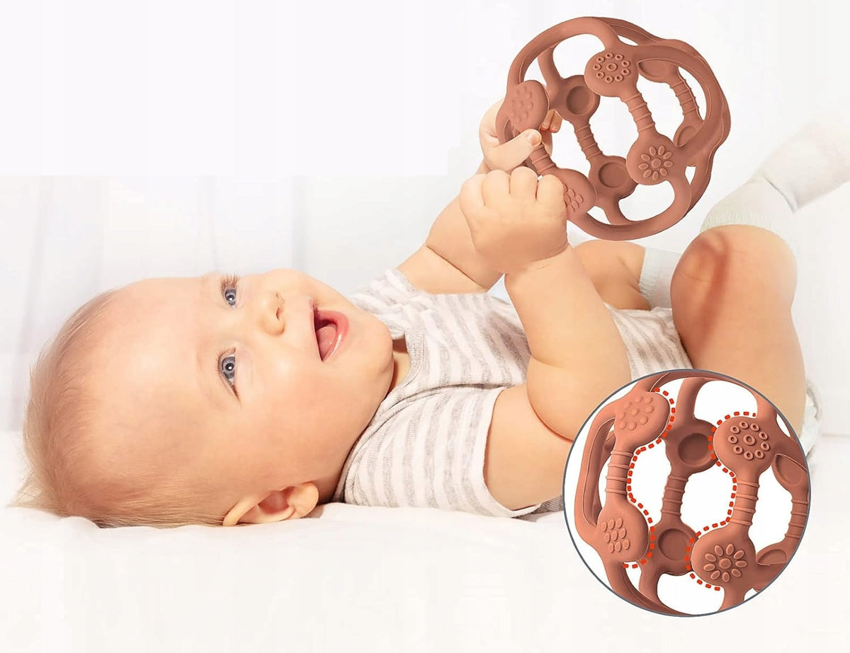 MCGMITT Balle de dentition en silicone 10 cm
