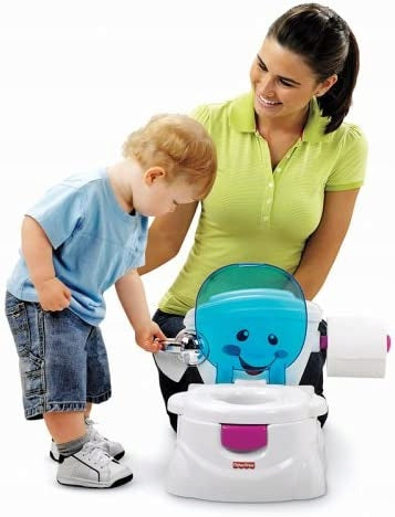 FISHER PRICE nocnik Moja Pierwsza Toaleta BEZ DŹWIĘKU