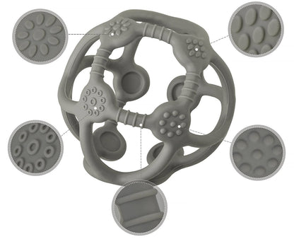 MCGMITT Teether Ball anneau de dentition en silicone 10 cm