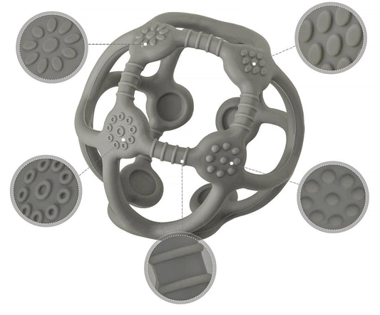 MCGMITT Teether Ball anneau de dentition en silicone 10 cm