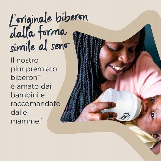 TOMMEE TIPPEE startset med flaskor, nappar 8 delar