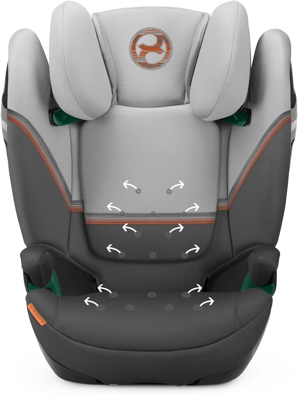 Cybex Solution S2 i-Fix fotelik samochodowy 100-150cm / 15-50kg z regulowanym zagłówkiem i ochroną boczną