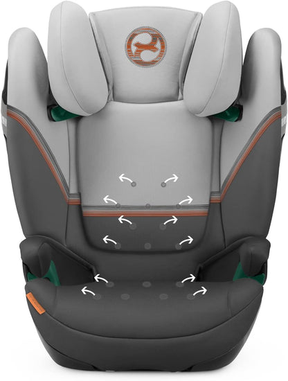 Cybex Solution S2 i-Fix fotelik samochodowy 100-150cm / 15-50kg z regulowanym zagłówkiem i ochroną boczną