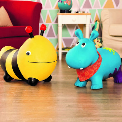 B.TOYS GUMMI-HIPPOPOTAMUS HÜPFTIER 61 cm + Pumpe – Produktfoto 3