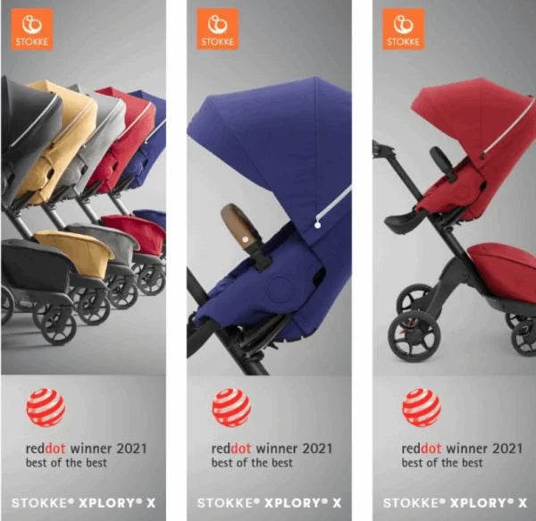 STOKKE Xplory X wózek spacerowy PREMIUM UPF50+ do22kg akcesoria – GOLDEN YELLOW – zdjęcie 9