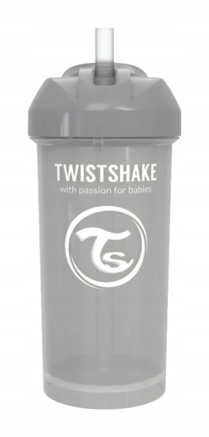 TWISTSHAKE Straw Cup kubek niekapek ze słomką 360 ml 6 m+