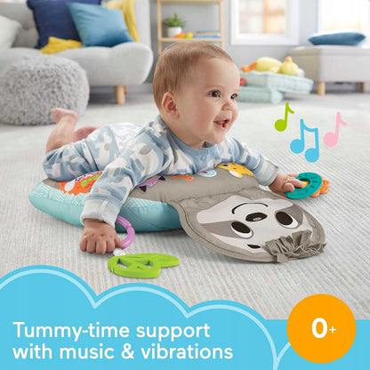 FISHER-PRICE aktivitets-pude til mavetid DOVENDYR vibrationer + musik