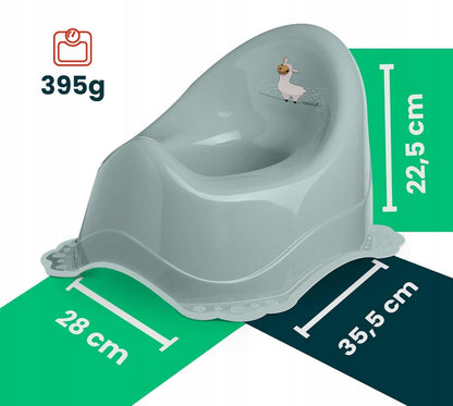 DOCARI Lama nocnik 12 m+ 30 kg zielony, 395 g, 28 x 35,5 x 22,5 cm