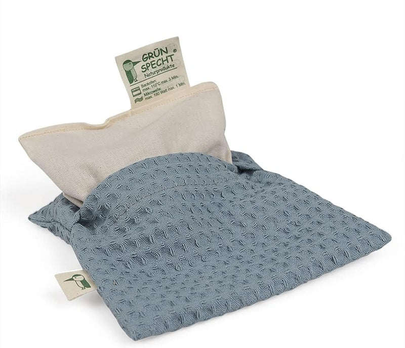 GRUNSPECHT bouillotte aux graines de colza 13 x 13 cm