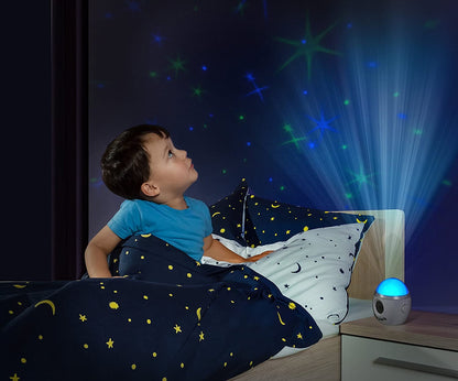 REER My Magic Starlight projektor pozytywka lampka, dziecięcy projektor gwiazd w sypialni