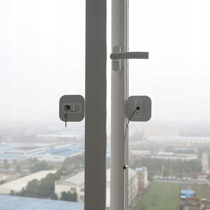 CHILD SAFETY LOCK zabezpieczenie do szafek i szuflad 19 cm + 2 klucze