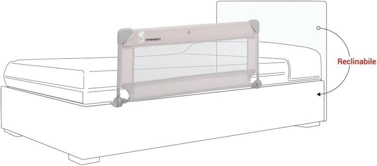 Barrière de sécurité pour lit FOPPAPEDRETTI Hopla 43 x 93 cm + étui