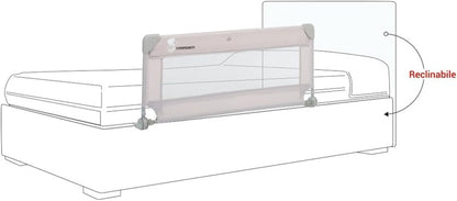 Barrière de sécurité pour lit FOPPAPEDRETTI Hopla 43 x 93 cm + étui