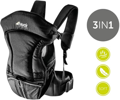 HAUCK porte-bébé ergonomique 3way carrier jusqu'à 12kg