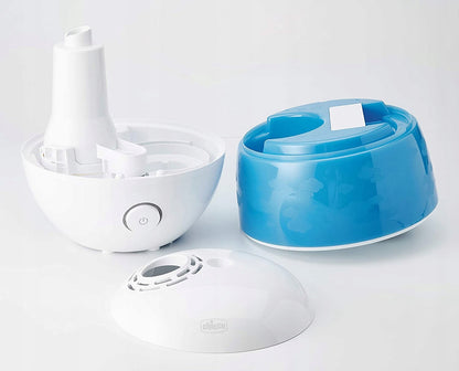 CHICCO Humi Hot Advance NAWILŻACZ POWIETRZA biało-niebieski, używany nawilżacz z 2,5 l zbiornikiem