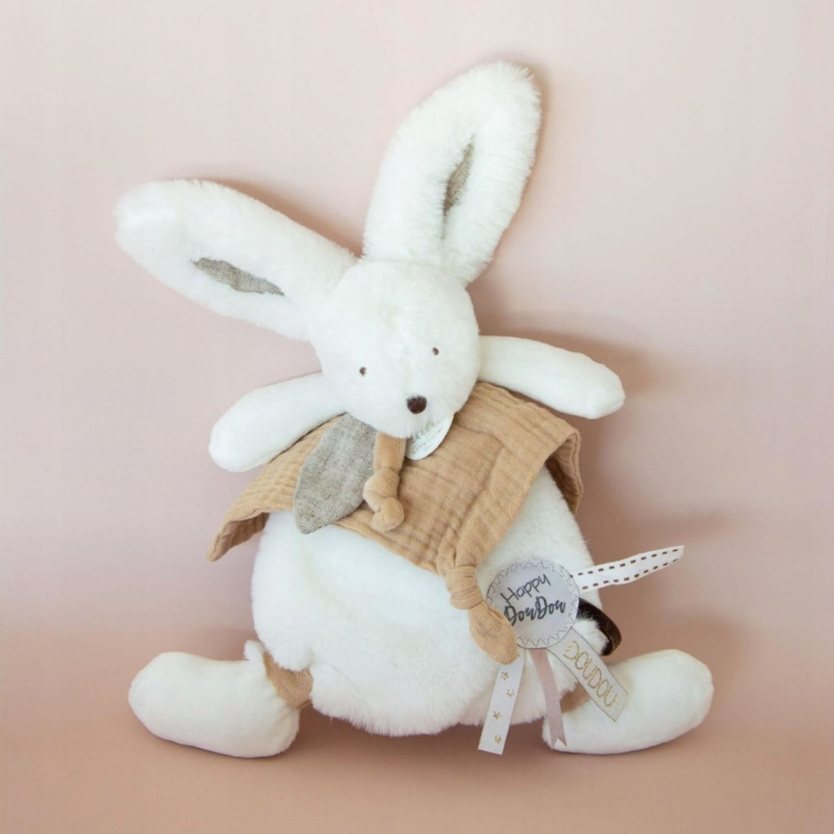 DOUDOU et Compagnie komforttakaró plüssnyuszi pomponnal, 25 cm