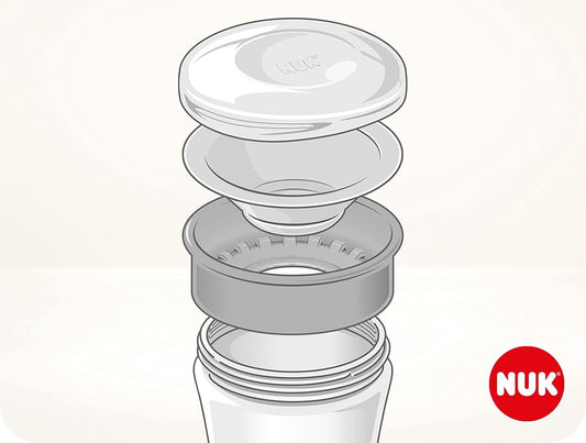 NUK Magic Cup gobelet anti-fuite avec embout 360° 230 ml 8 mois et +