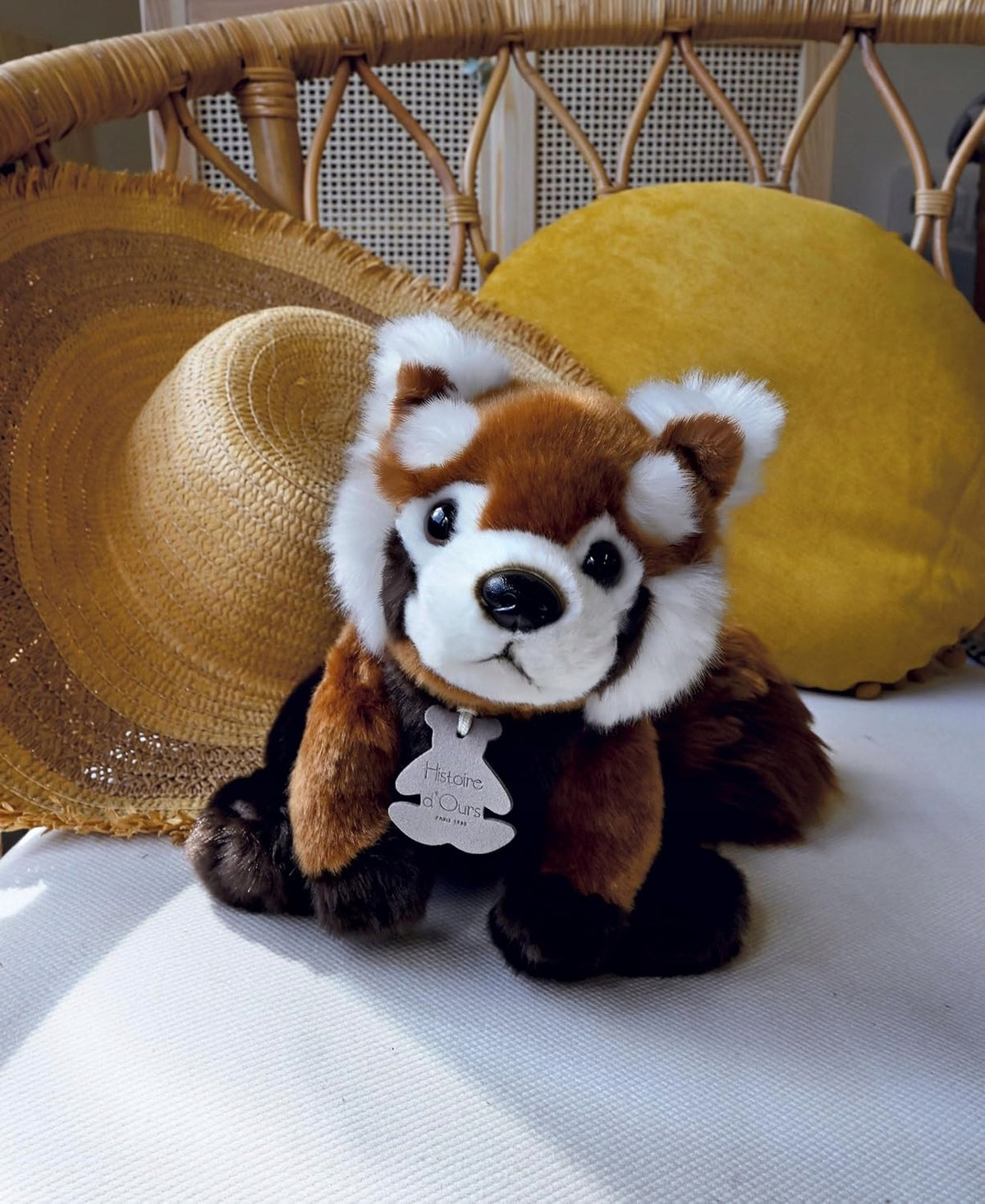 HISTOIRE d'OURS pluszowa przytulanka PANDKA RUDA 20 cm