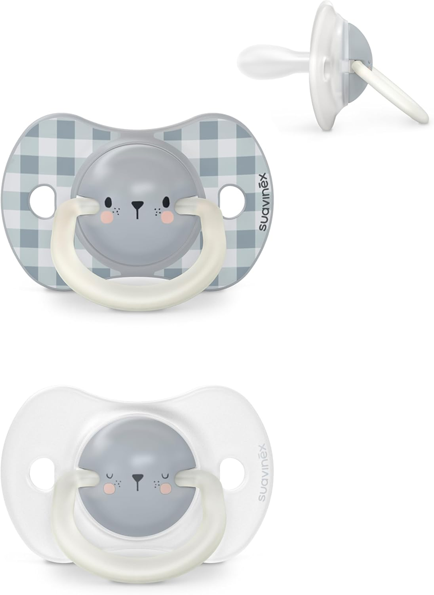 SUAVINEX sucette SX PRO Day&Night x2 silicone 6-18m LUMINEUSE