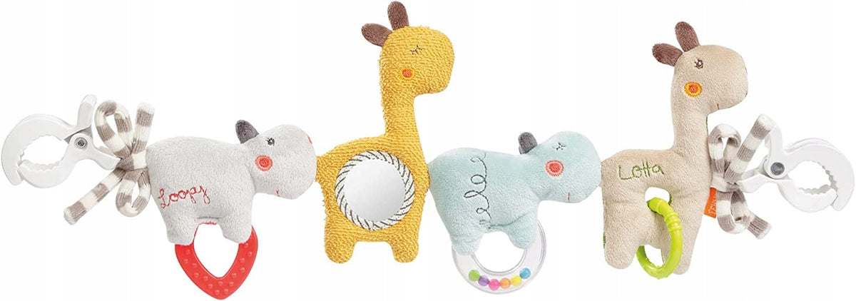 FEHN chaîne suspendue pour poussette, lit bébé, siège auto LOOPY & LOTTA 55 cm