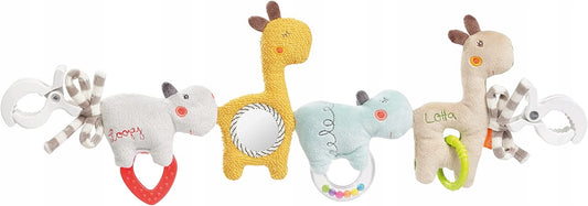 FEHN chaîne suspendue pour poussette, lit bébé, siège auto LOOPY & LOTTA 55 cm