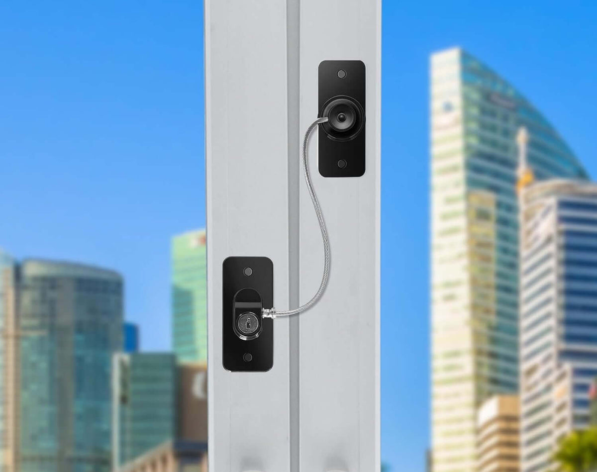 CHILD SAFETY LOCK steel child safety lock for cabinets and drawers x1