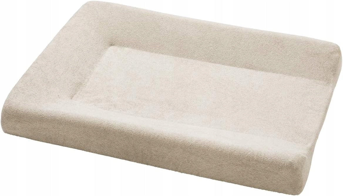 BABY CALIN pokrowiec na matę do przewijania 50x70 frotte beżowy, miękki i rozciągliwy