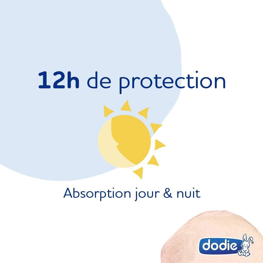 DODIE pieluchy jednorazowe ekologiczne rozm.1 (2-5kg) x100, 12h ochrony na dzień i noc