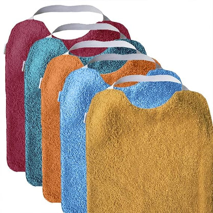 MIMUSELINA śliniaki na gumce 30x25 frotte x5