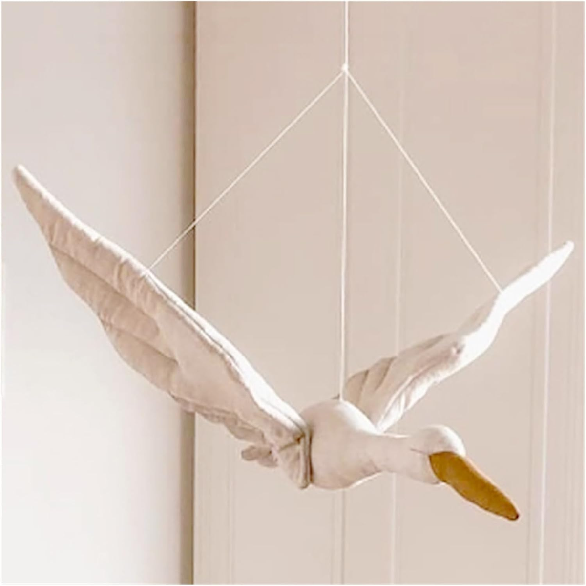 SLAVIK Plüsch-Hängedeko SCHWAN 60 x 60 cm