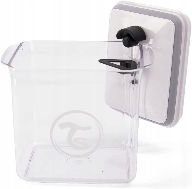 TWISTSHAKE pojemnik na mleko 1700ml hermetyczny, biały pojemnik na mleko w proszku z hermetyczną pokrywką, BPA free