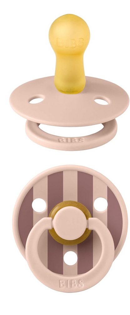 BIBS COLOUR STUDIO sucettes apaisantes 2-pack caoutchouc 0-6 mois