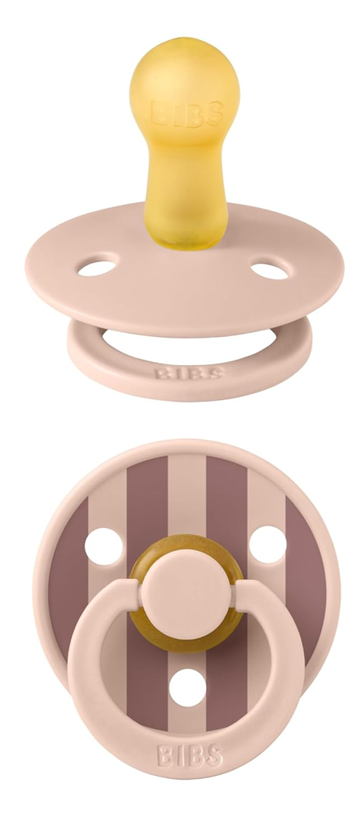 BIBS COLOUR STUDIO smoczki uspokajające 2pack kauczuk 0-6msc