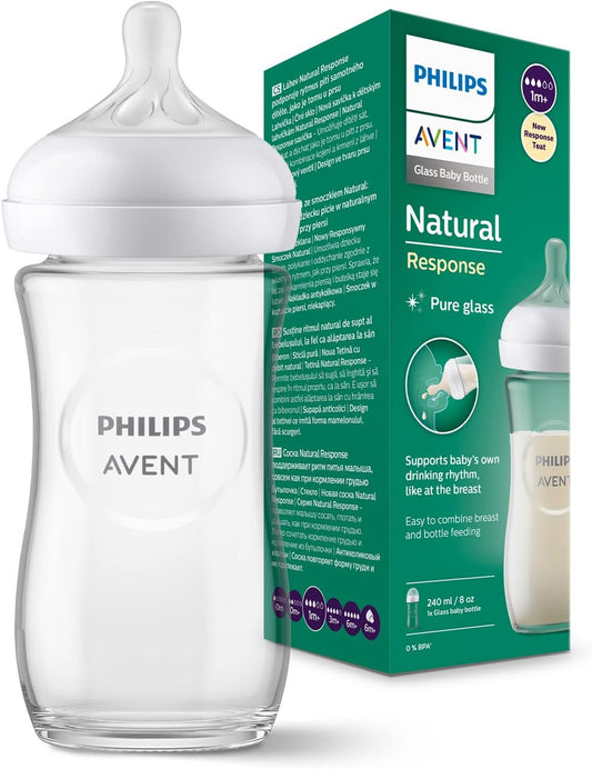 PHILIPS AVENT Natural RESPONSE butelka 240 ml 1msc+ SZKŁO