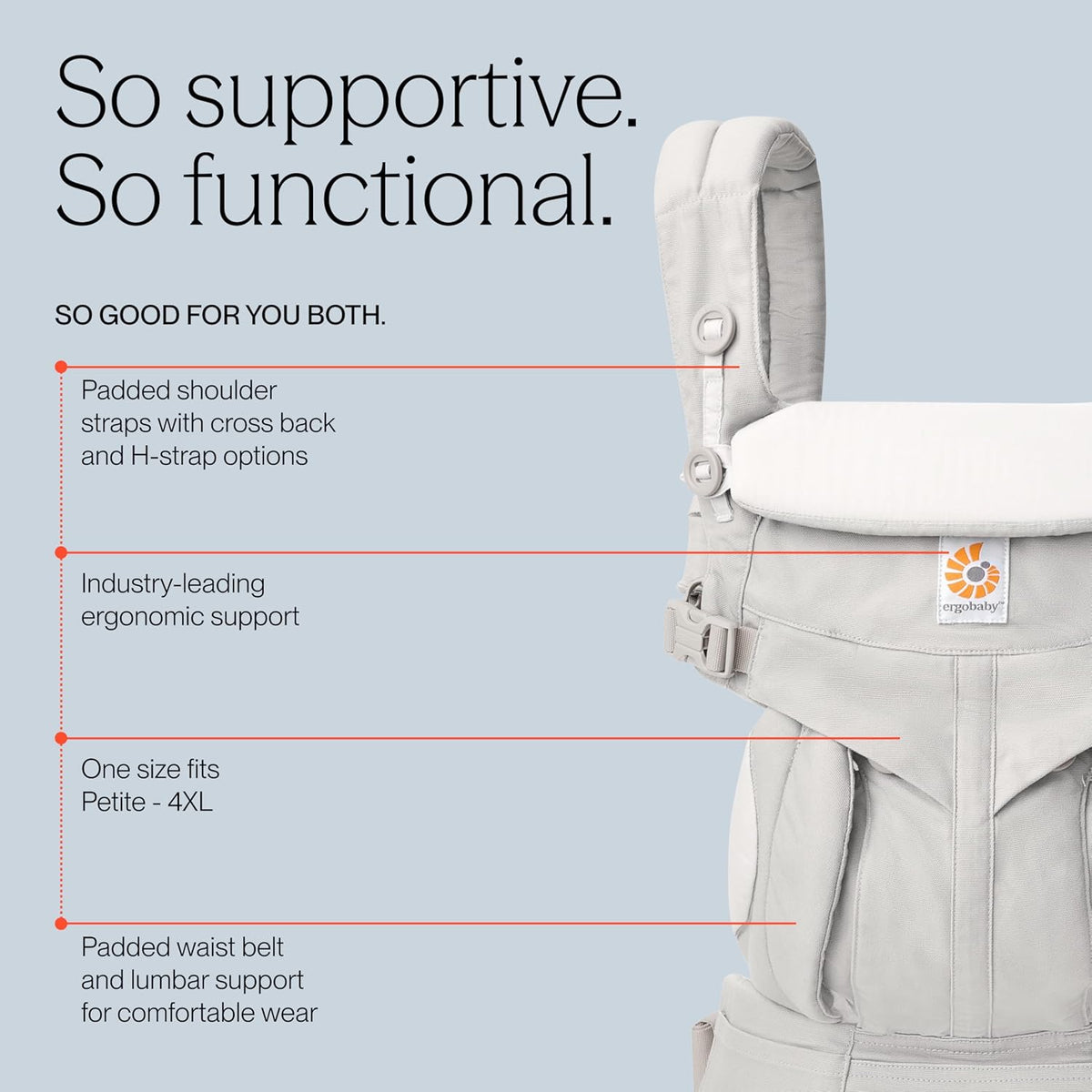 ERGOBABY OMNI 360 ergonomický nosič 3,2-20,4kg