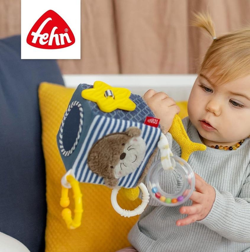 FEHN pendente de peluche para carrinho, berço e cadeira auto 10 x 10 cm COTRA THEO