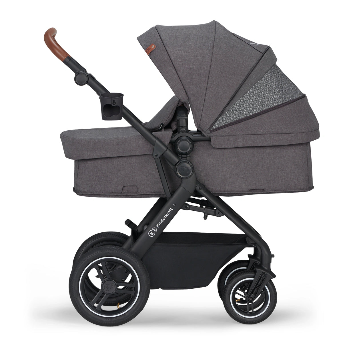 KINDERKRAFT B-TOUR poussette multifonction 3-en-1 jusqu'à 22kg + siège auto MINK PRO