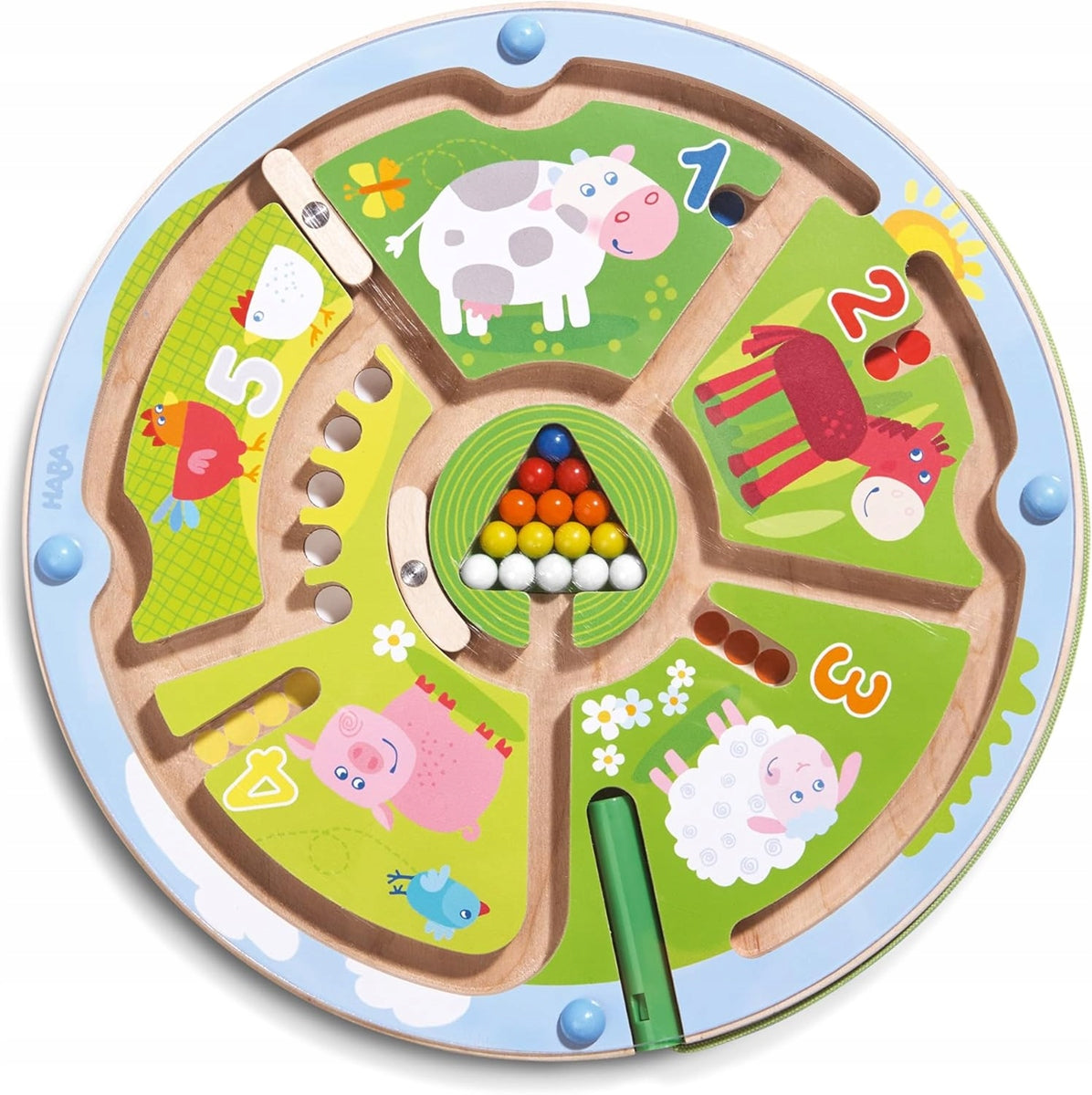HABA labyrinthe magnétique en bois 23 cm FERME