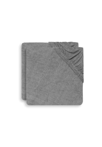JOLLEIN housses en éponge pour matelas à langer 50x70 cm grises 2 pièces