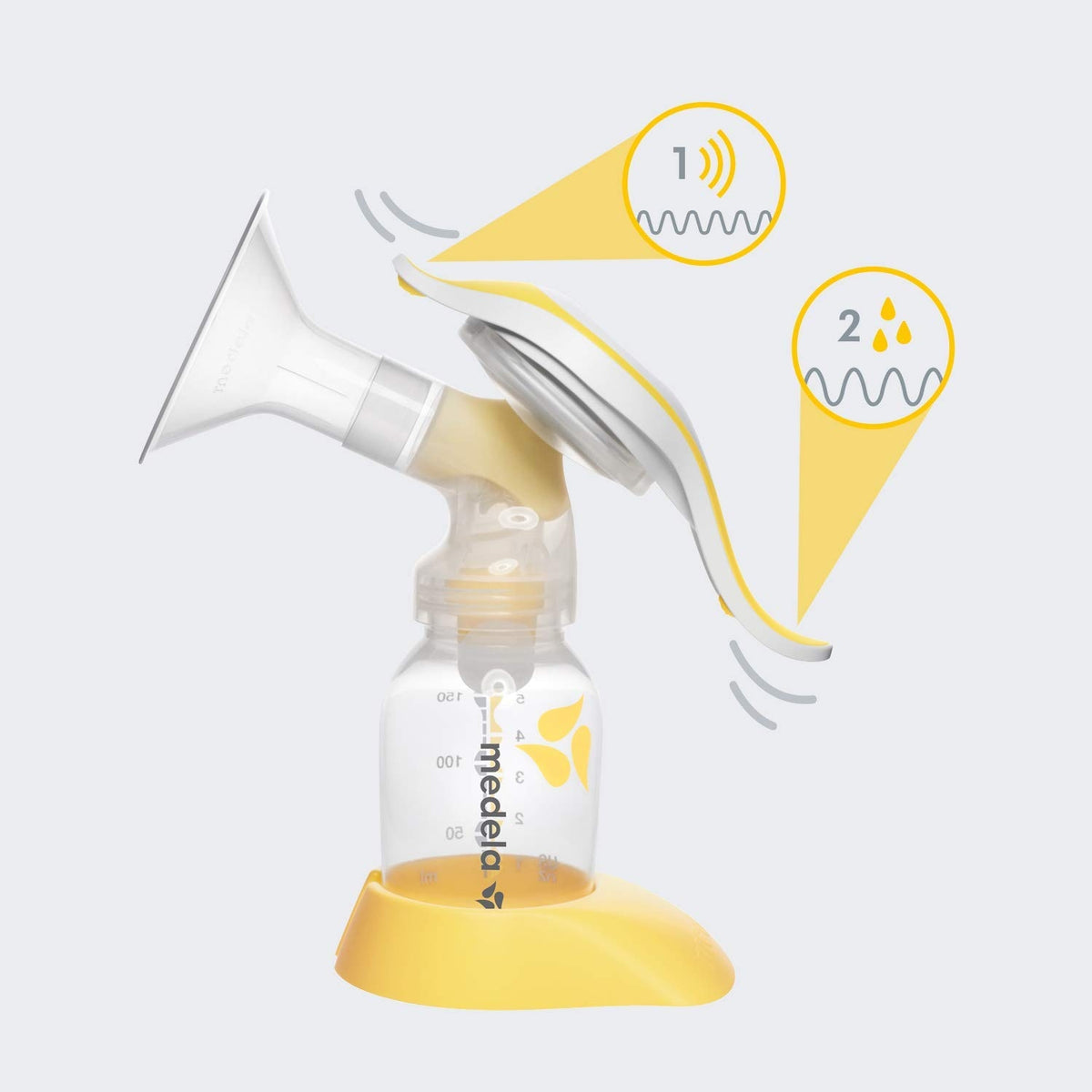 MEDELA Harmony 005.2052 handmatige 2-fasen borstkolf U
