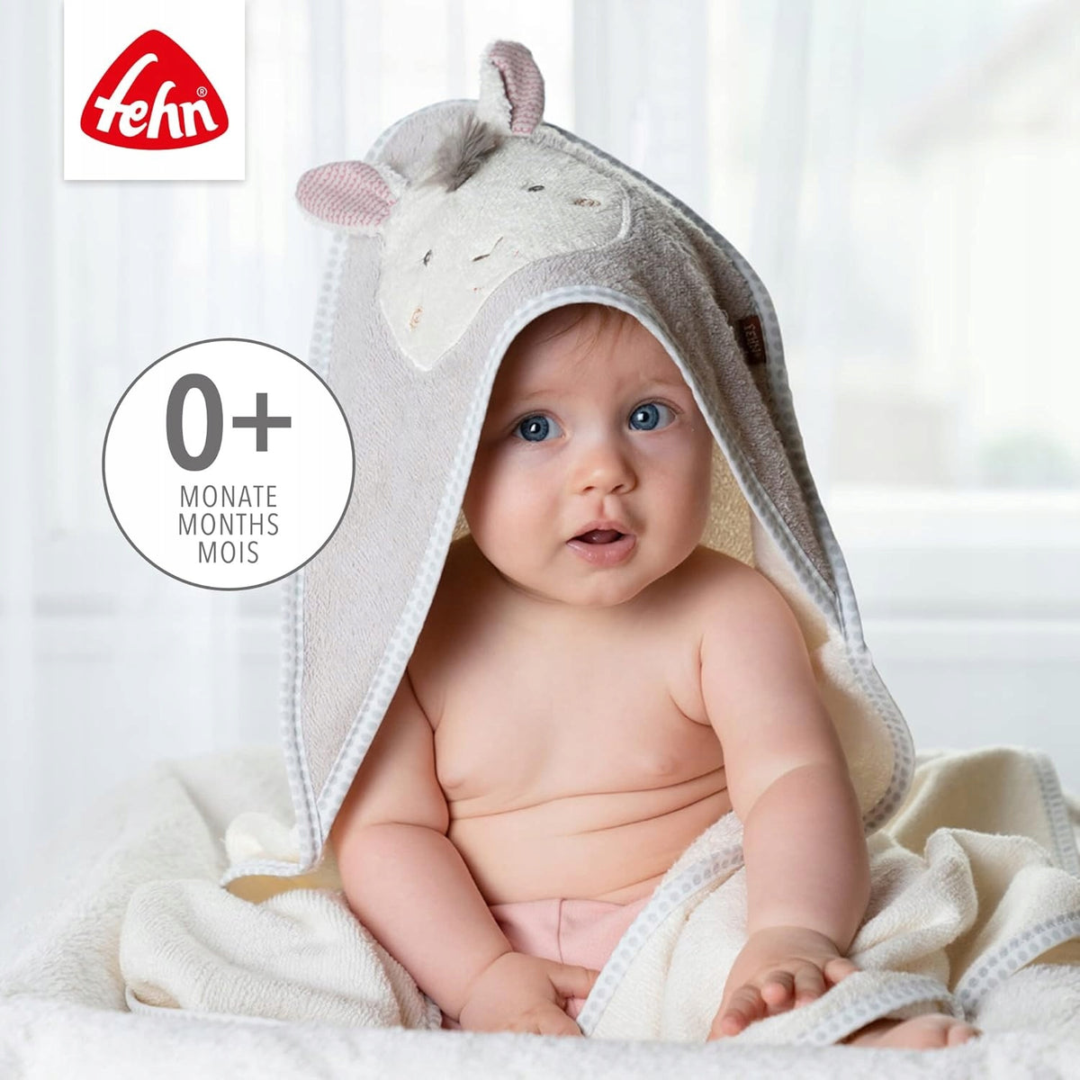 FEHN Peru SERVIETTE AVEC CAPUCHE 80x80 cm