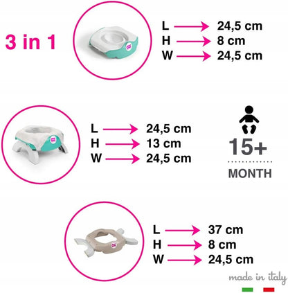 OK BABY 3in1 Reise-Toilettensitz, ohne Beutel