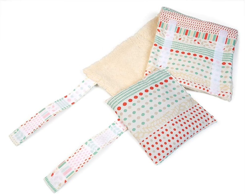 GRUNSPECHT bouillotte avec noyaux de raisin + ceinture de maintien 19 x 55 cm
